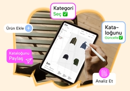 Ürünlerinizi dijital ortamda düzenleyin, kataloğunuz hep güncel kalsın!